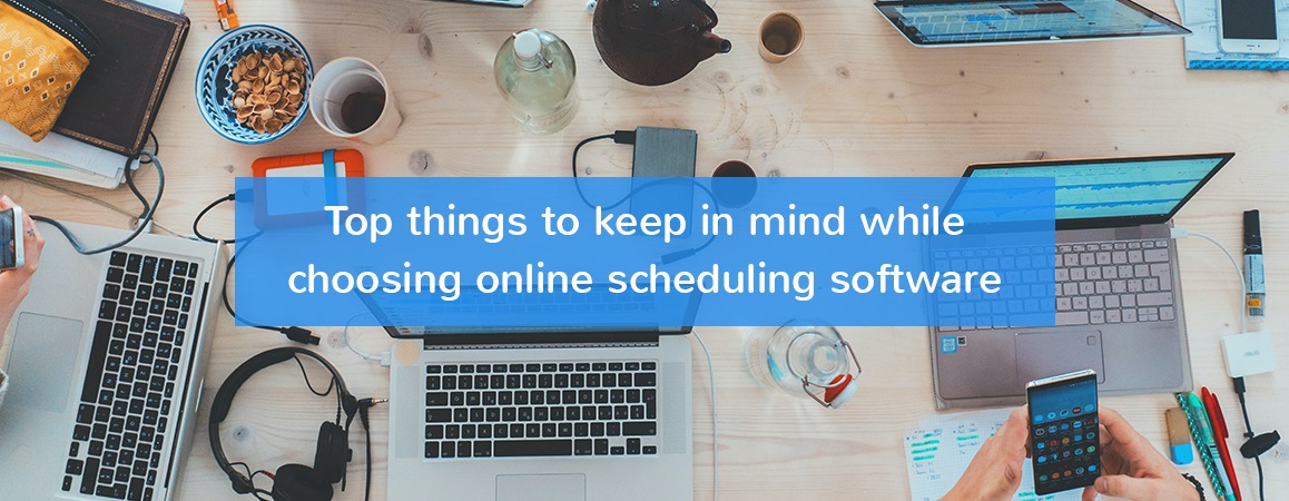 online scheduling software