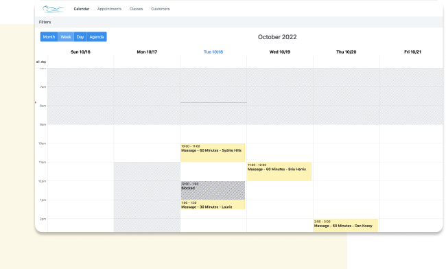 Scheduling Calendar