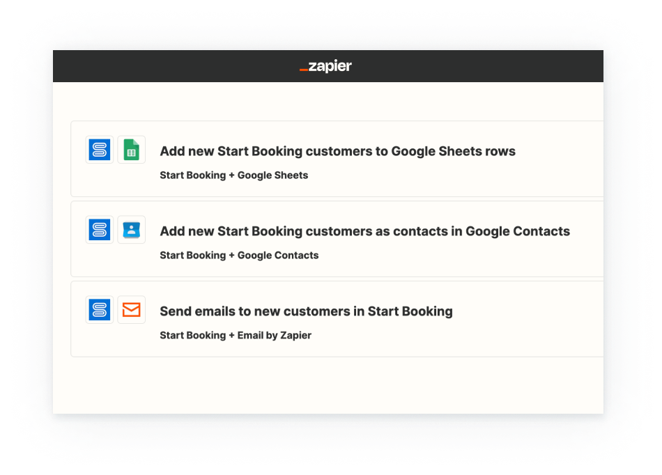Zapier Scheduling Examples