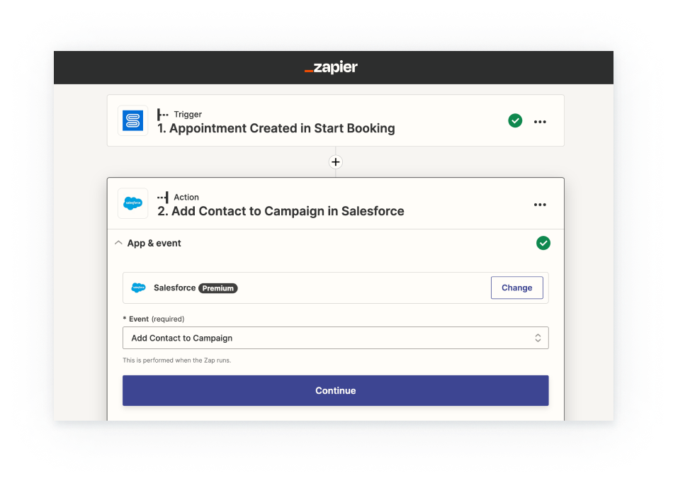 Zapier Booking Zap